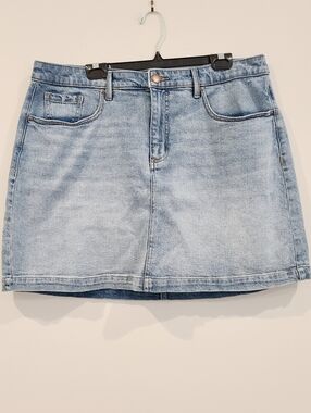 Lane Bryant Denim Mini Skirt